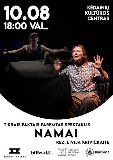Tikrais faktais paremtas spektaklis „NAMAI“