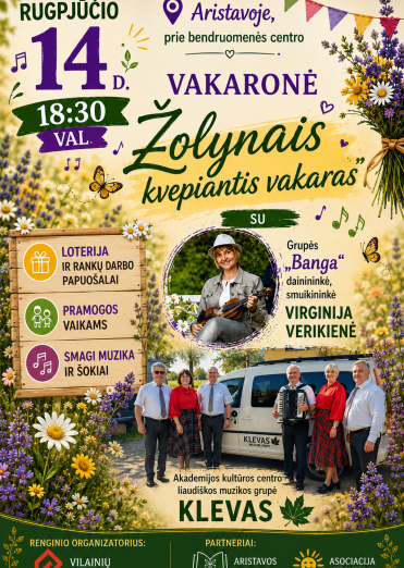 Vakaronė „Žolynais kvepiantis vakaras“