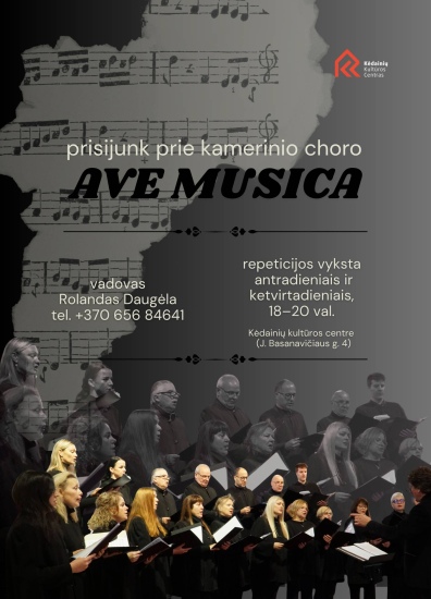 AVE MUSICA ieško naujų narių!