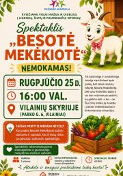 Spektaklis visai šeimai „Besotė Mekekiotė“