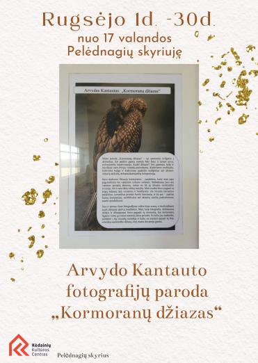 Arvydo Kantauto fotografijų paroda „Kormoranų džiazas“