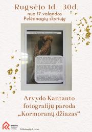 Arvydo Kantauto fotografijų paroda „Kormoranų džiazas“