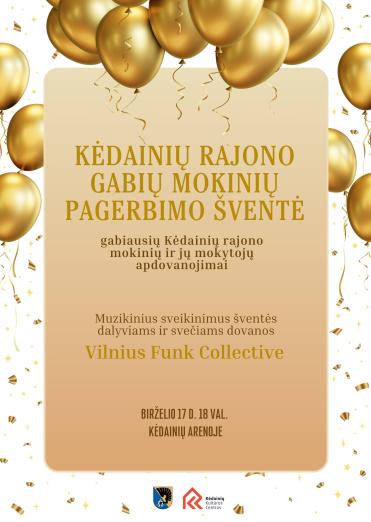 Kėdainių rajono gabių mokinių pagerbimo šventė