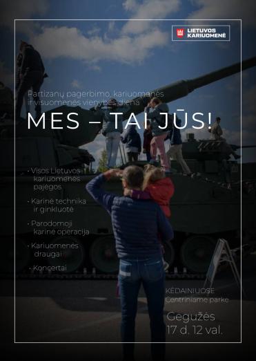 Partizanų pagerbimo, kariuomenės ir visuomenės vienybės diena Kėdainiuose