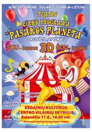 Teatro cirko programa PASAKOS PLANETA