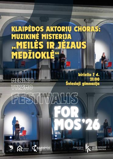 Klaipėdos aktorių choras: muzikinė misterija „Meilės ir Jėzaus medžioklė“ | Meninio vyksmo festivalis Formos'26