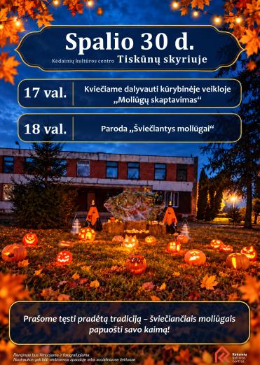 Kūrybinė veikla „Moliūgų skaptavimas“