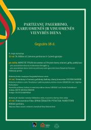 Partizanų pagerbimo, kariuomenės ir visuomenės vienybės diena