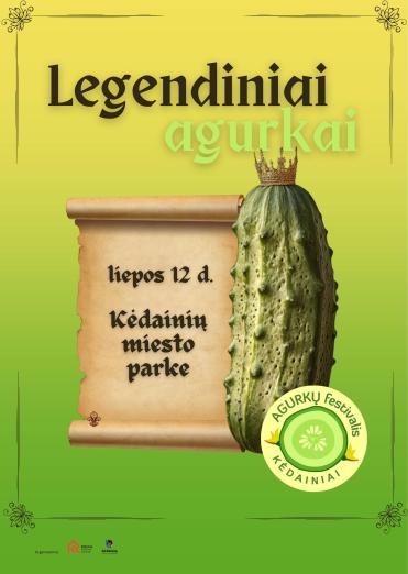 Legendiniai agurkai 2025