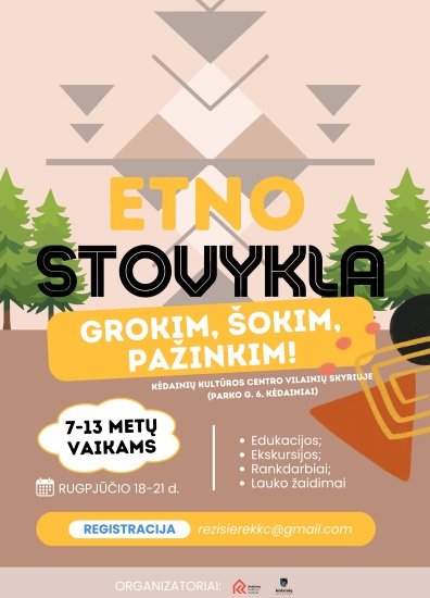 Kviečiame registruotis į ETNO stovyklą vaikams!