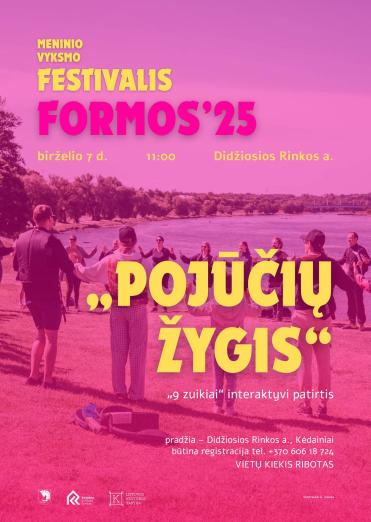 Interaktyvi patirtis „Pojūčių žygis“ | meninio vyksmo festivalis FORMOS'25