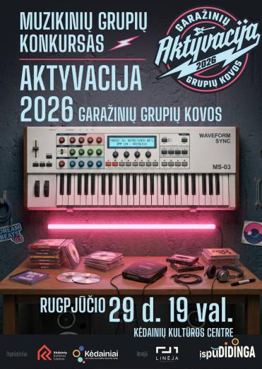 Muzikinių grupių konkursas „Aktyvacija 2026: garažinių grupių kovos“