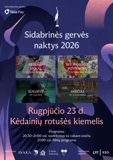 Sidabrinės gervės naktys 2026