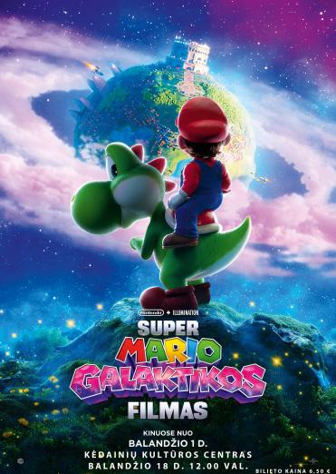 Kino filmas vaikams "Super MARIO. Galaktikos filmas“