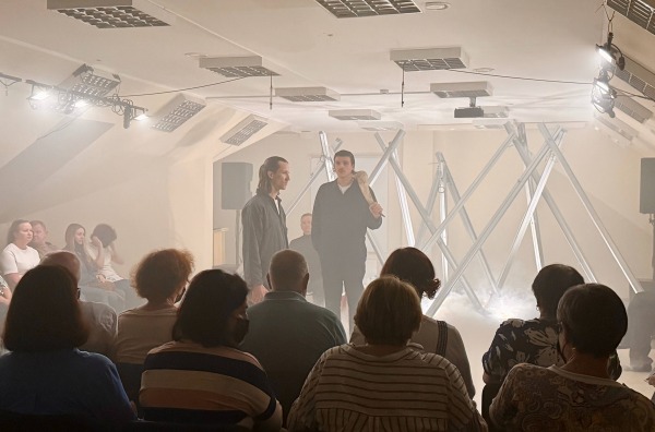 MMLAB performansas „Pilėnai“. Idėjos autoriai Matas Dirginčius ir Naubertas Jasinskas