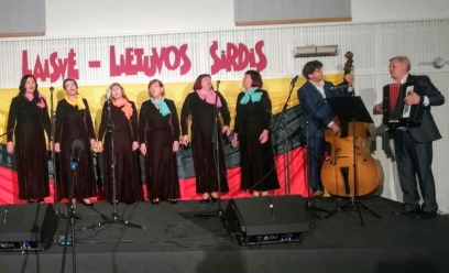 Moterų vokalinis ansamblis „Vaivorykštė“ dalyvavo respublikiniame vokalinių ansamblių konkurse „Laisvė – Lietuvos širdis“