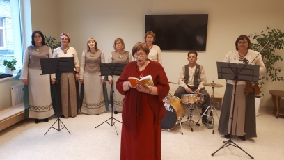 Labūnavos skyriaus liaudiškos muzikos kapelos „Barupė“ koncertas Šėtos senelių globos namuose