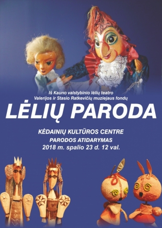 Kauno valstybinio lėlių teatro išvažiuojamosios lėlių parodos atidarymas