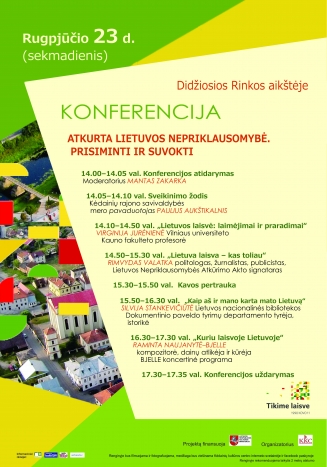 Konferencija „Atkurta Lietuvos nepriklausomybė. Prisiminti ir suvokti“