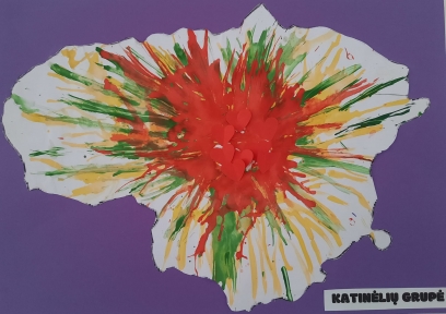 Vaikų piešinių paroda „Vienintelė mano “, skirta Lietuvos valstybės atkūrimo dienai