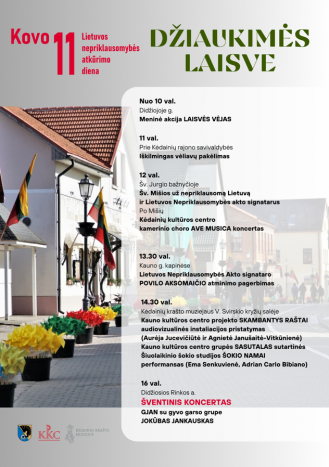 Kovo 11–oji – Lietuvos nepriklausomybės atkūrimo diena
